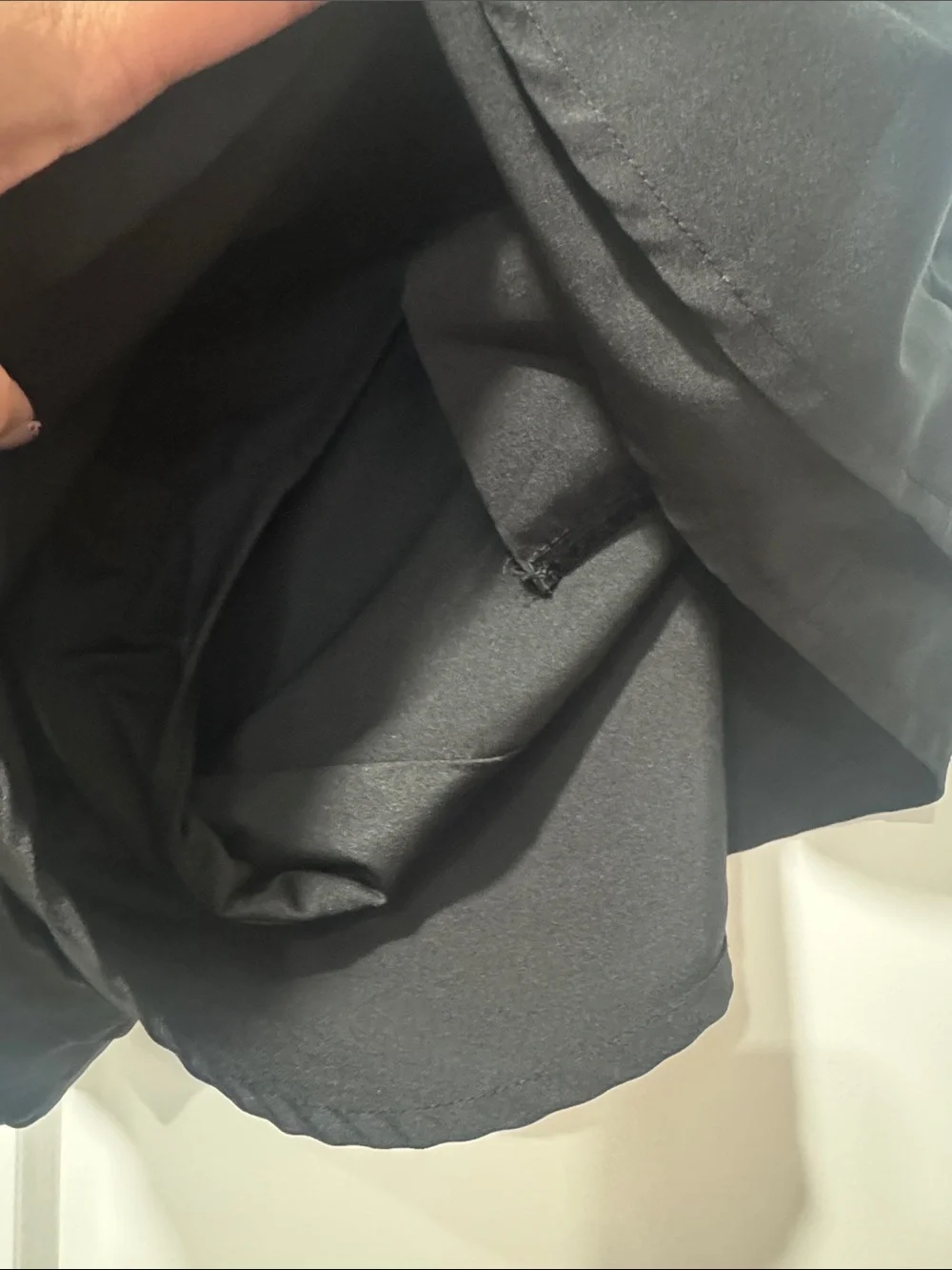 Black Women's Layered Active Shorts